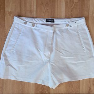 NWT White Express Shorts